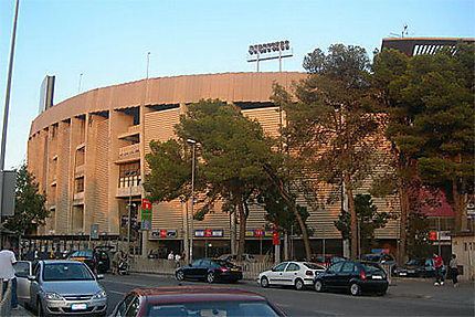 En vue de Camp Nou le temple du Foot à Barcelone