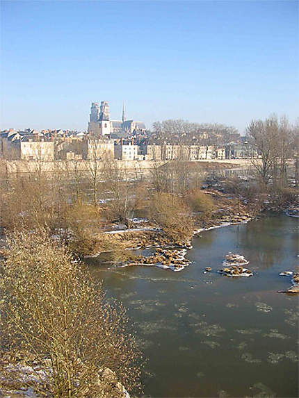 La Loire en hiver à Orléans