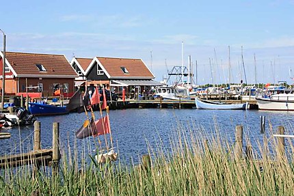 Le petit port de Bork Havn (Ouest du Danemark)