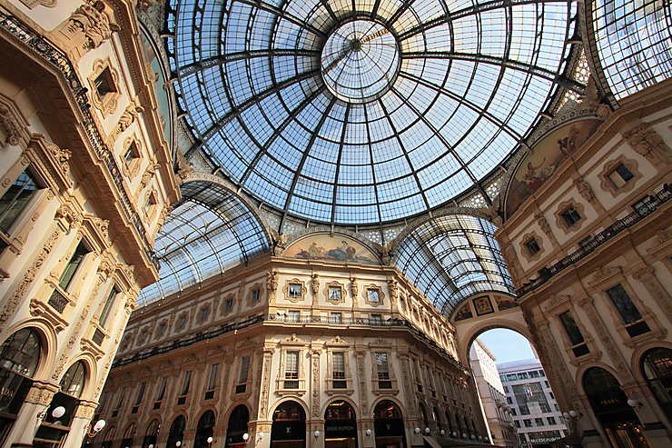 Galleria Vittorio Emanuele II, Milan, Italie