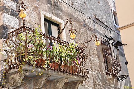 Balcon à Taormina