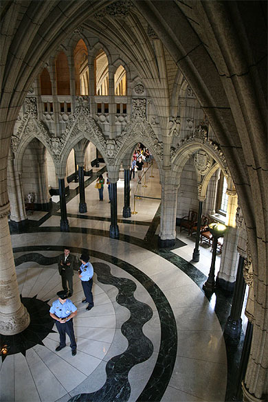 Parlement canadien - Hall de la confédération Parlement canadien - Hall de la confédération