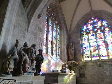 Intérieur de l'église de Locronan 