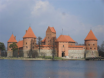Aperçu général du château de Trakai