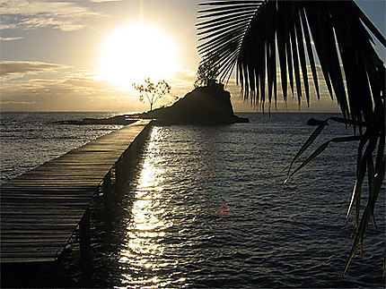 Coucher de soleil sur l'île Sainte Marie