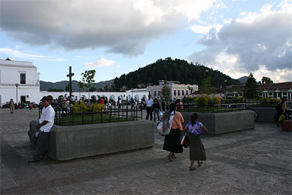 Le zòcalo de San Cristòbal de las casas