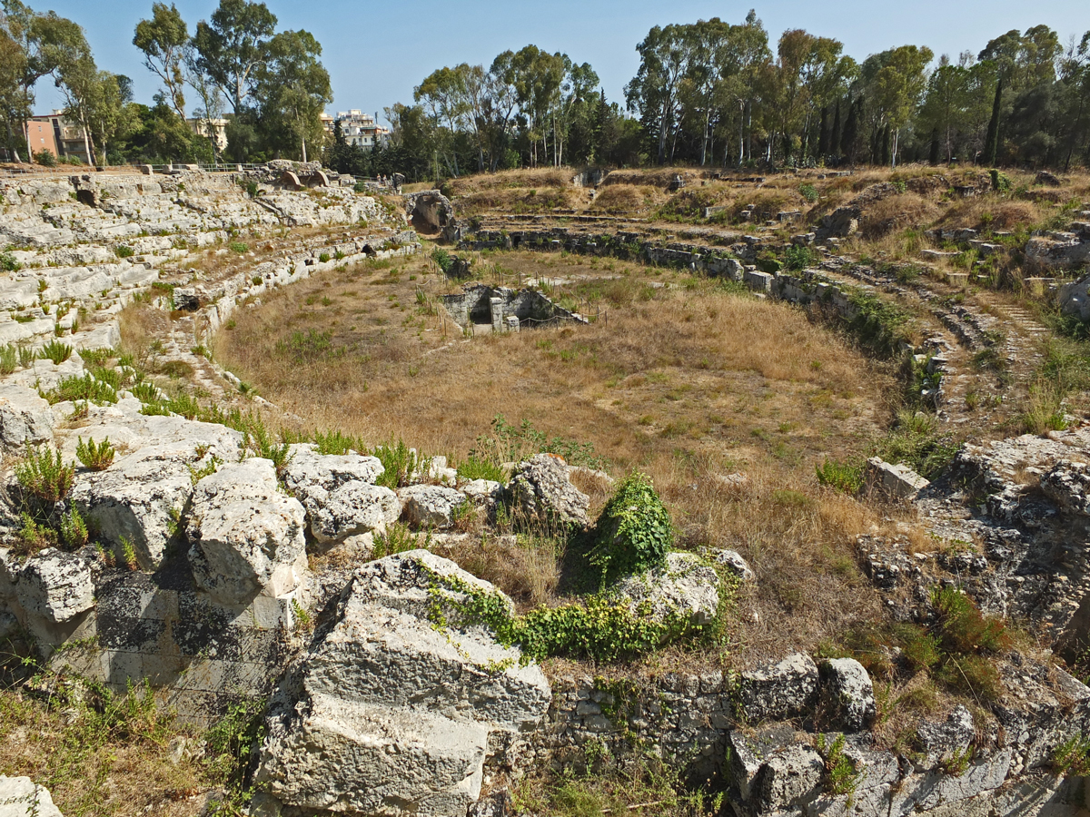 Syracuse - Arène romaine Syracuse - Arène romaine