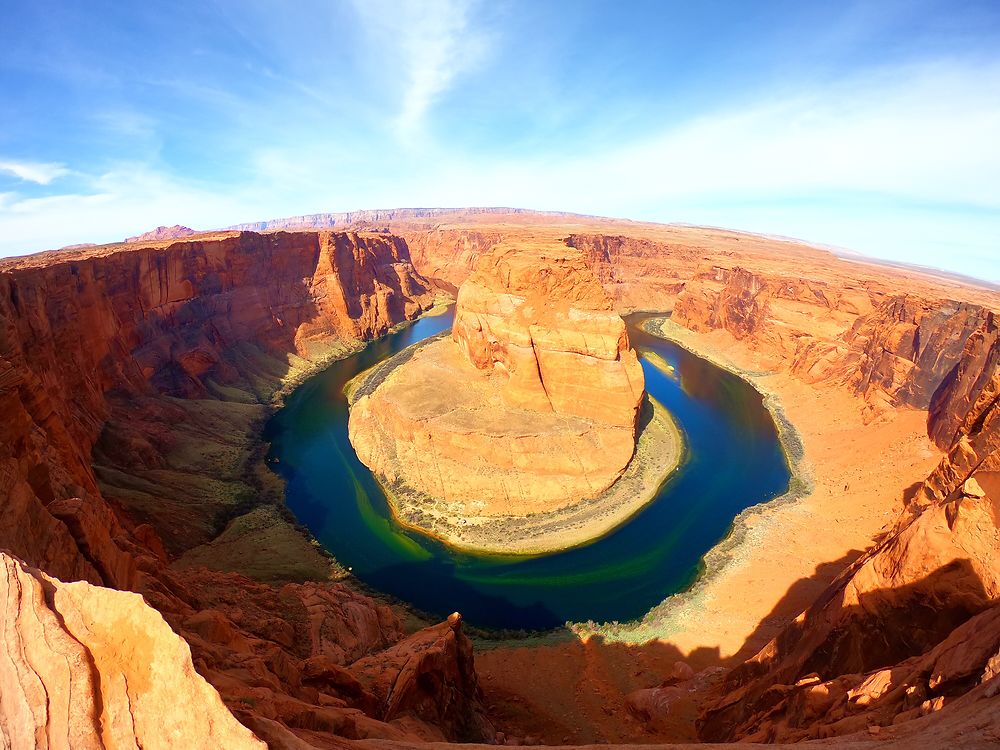 Le canyon en forme de fer à cheval 