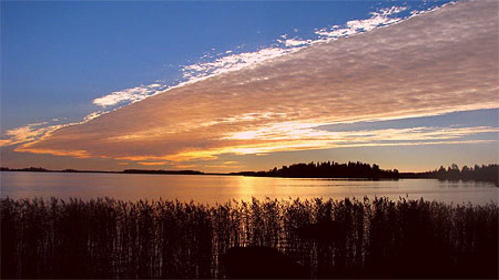 Coucher de soleil à Vaasa