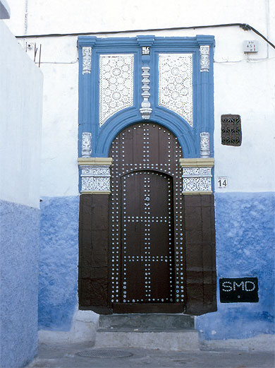 La porte de Dar Baraka dans la casbah des ouaïdas La porte de Dar Baraka dans la casbah des ouaïdas