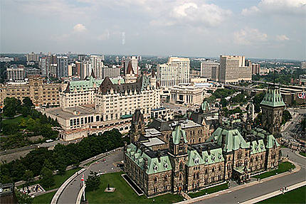 Ottawa vue depuis la Tour de la Paix