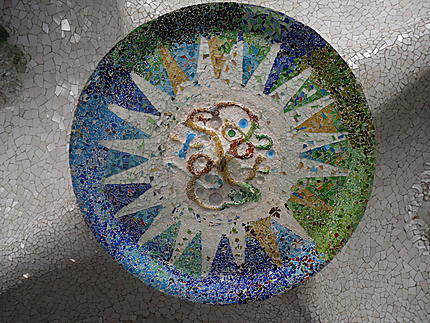 Mosaique au Parc Güell