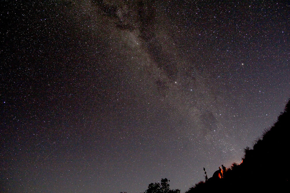 Ciel austral depuis le Rinjani