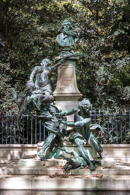 Jardin du Luxembourg, hommage à Delacroix