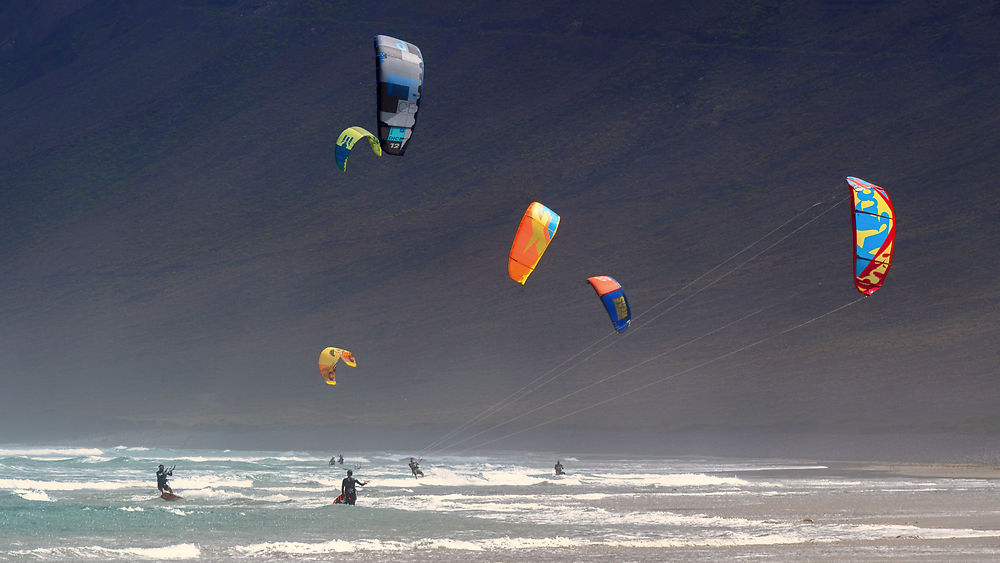 Kite sur plage