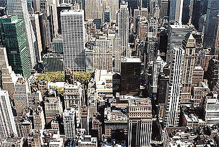 Une vue depuis l'Empire State Building