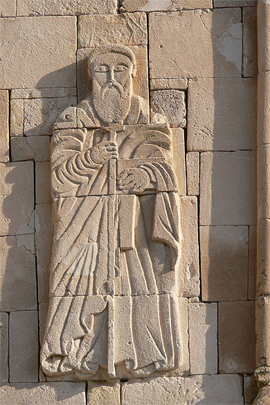 Bas relief sur la façade de Kara kilisa Bas relief sur la façade de Kara kilisa