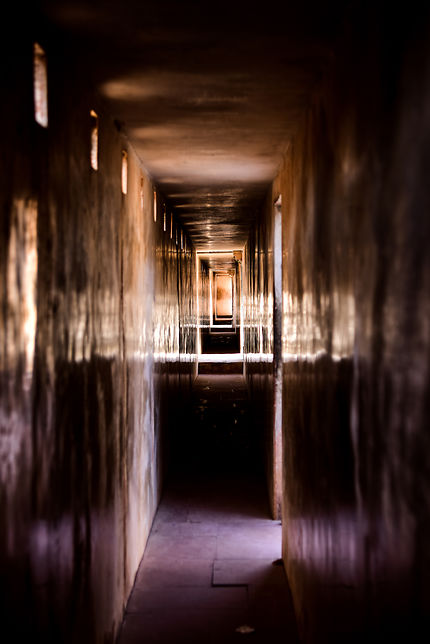 Couloir intérieur dans le fort d'Amber