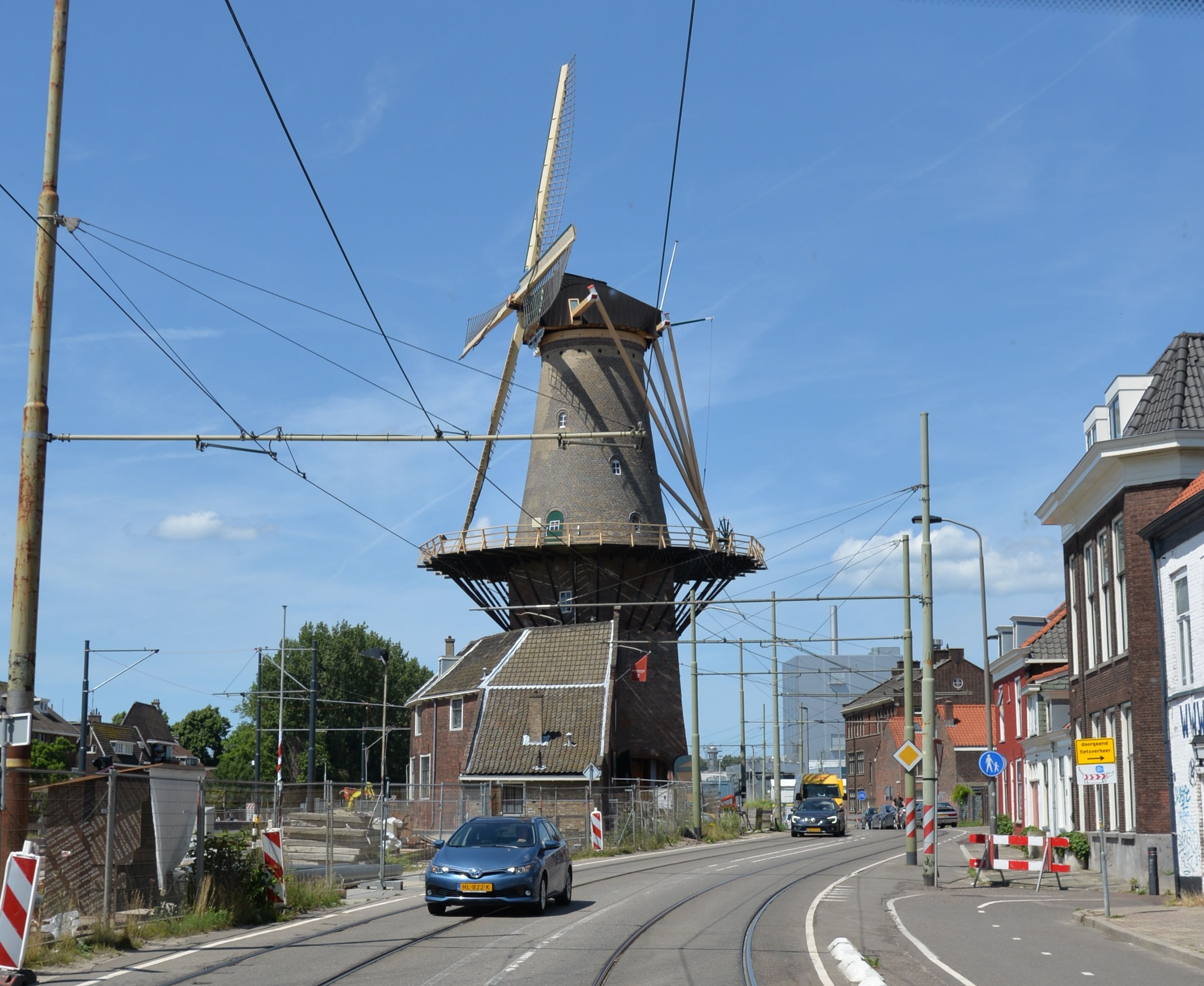 Les moulins à vent de Delft, Pays-Bas