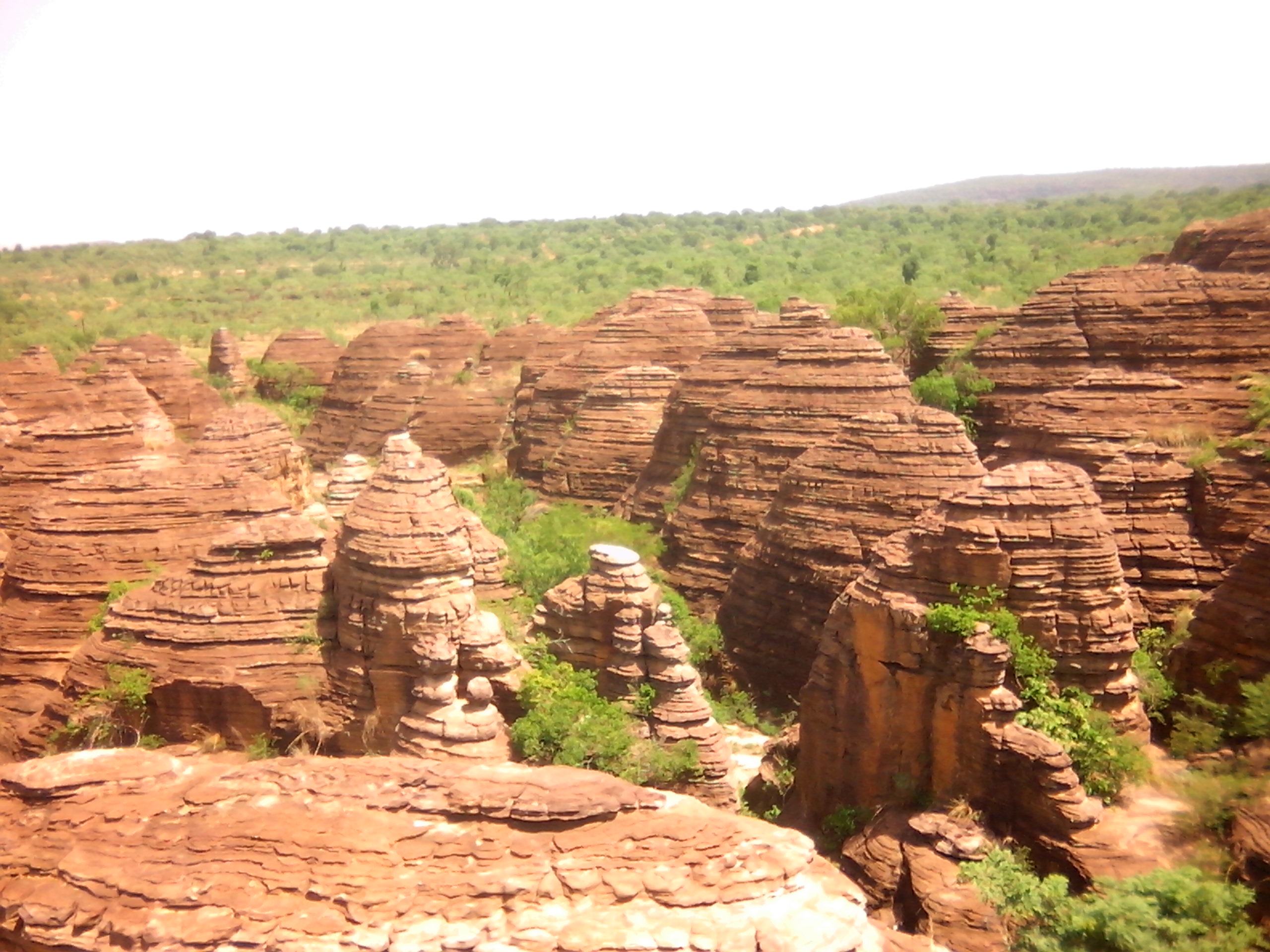 Les dômes près de Banfora Les dômes près de Banfora