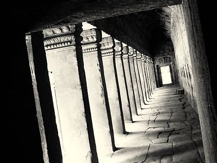 Couloir au temple de Ta Prohm