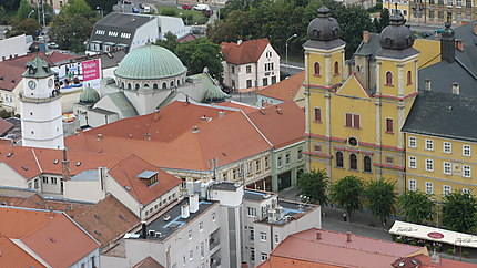 Trencin - vue du château - Slovaquie