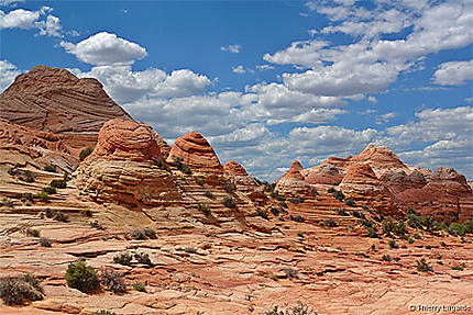 Colorful buttes