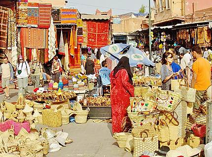 Le marché de la Médina à Marrakech
