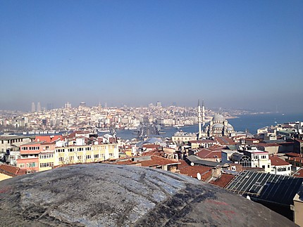 Vue des hauteurs d'Istanbul