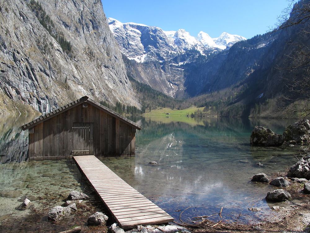 Garage à barques sur l'Obersee