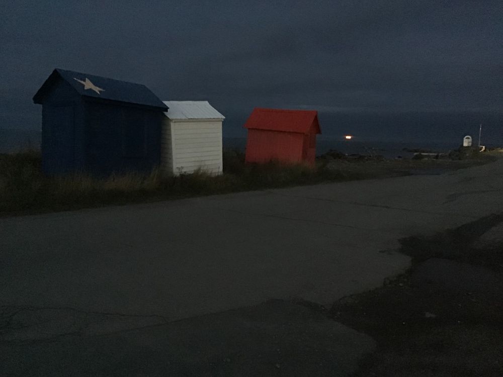 levée de la lune sur la Baie des Chaleurs