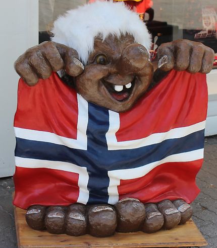 Troll en centre ville de Bergen 