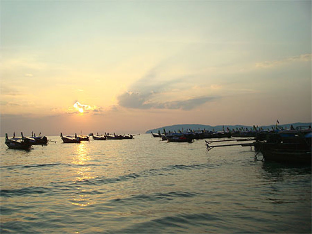 Ao Nang au coucher de soleil