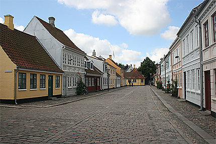Rue piétonne d'Odense (Fionnie)