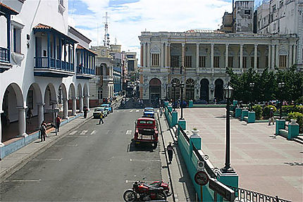 Une rue à Santiago