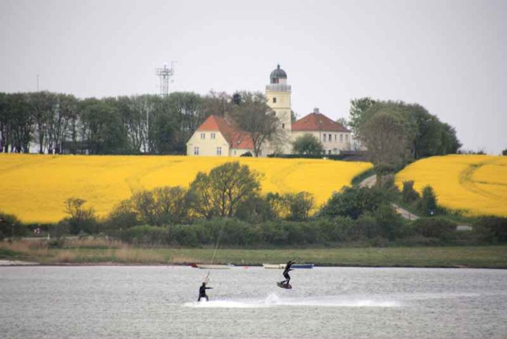 Champs de colza et Baltique à Kegnaes - île d'Als