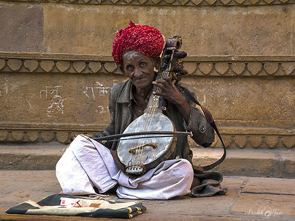 Le musicien à Jaisalmer