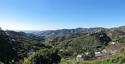 Frigiliana - pano depuis le village