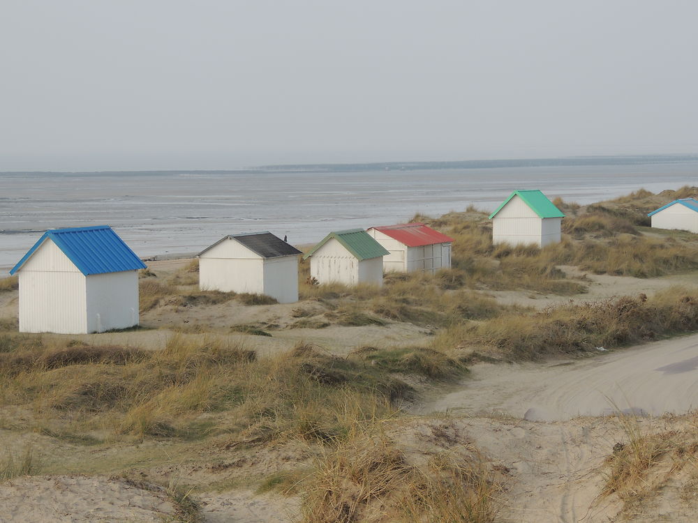 Les cabanes de Gouville-sur-Mer