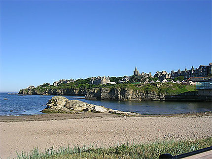 St Andrews vu de la côte ouest