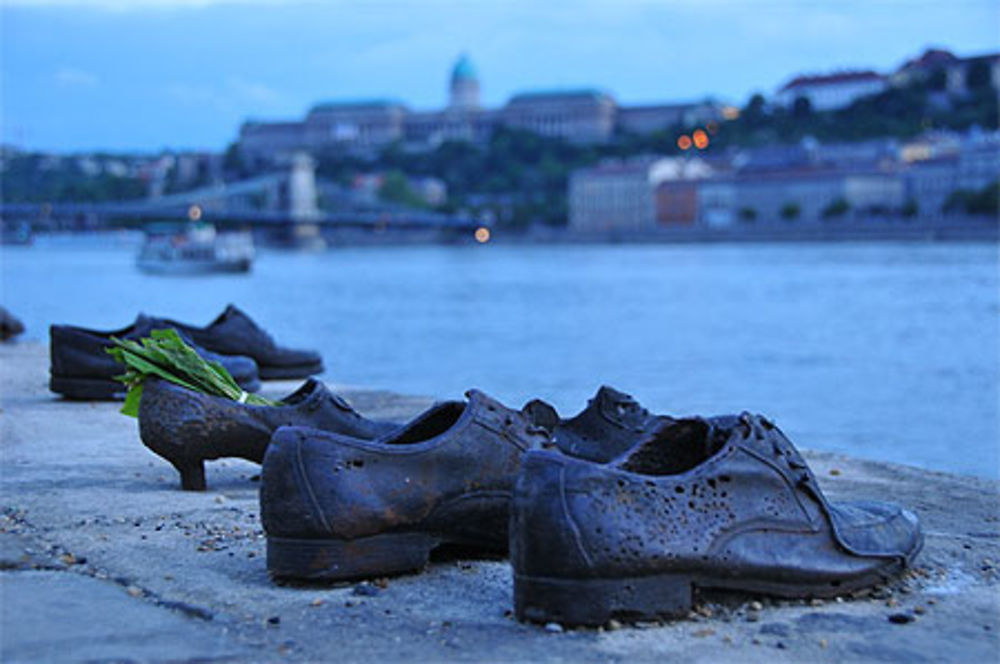 Les chaussures au bord du Danube