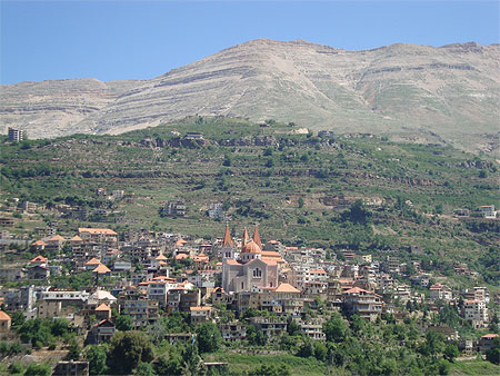 Vue de la ville de Bcharré Vue de la ville de Bcharré