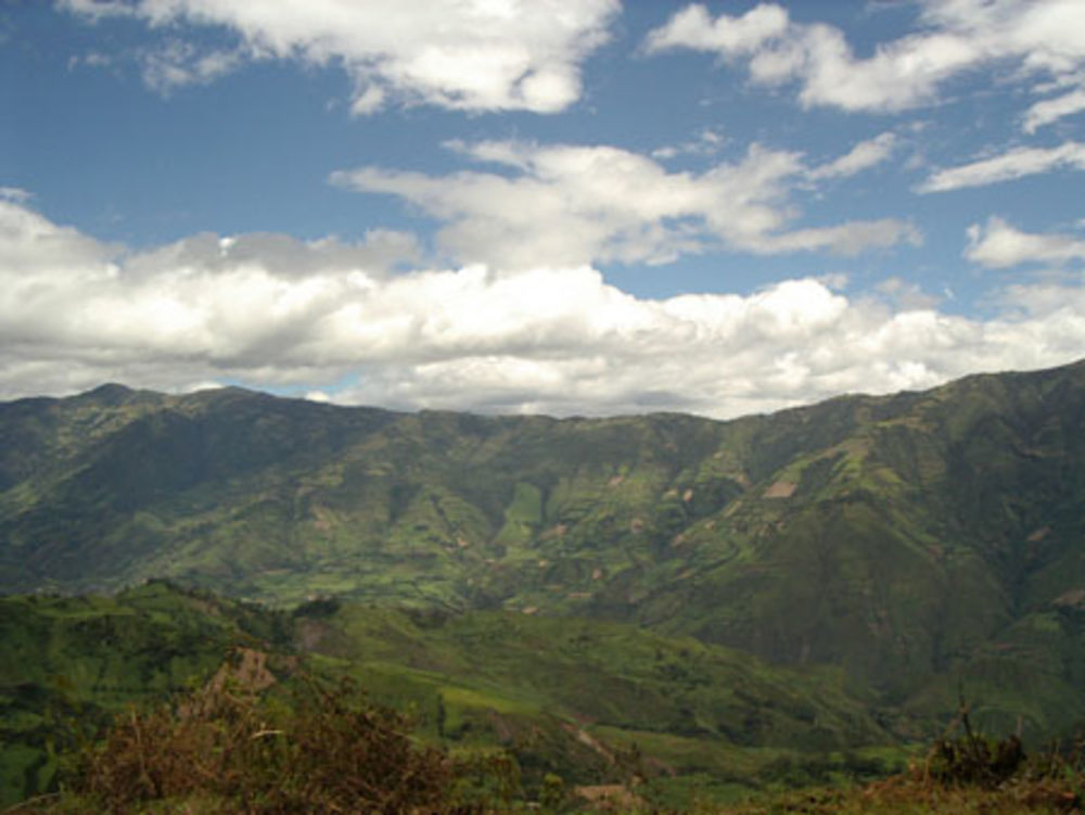 Sur la route de Pasto à Sandona