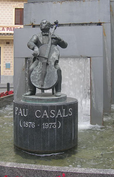 Statue de Pau Casals Statue de Pau Casals