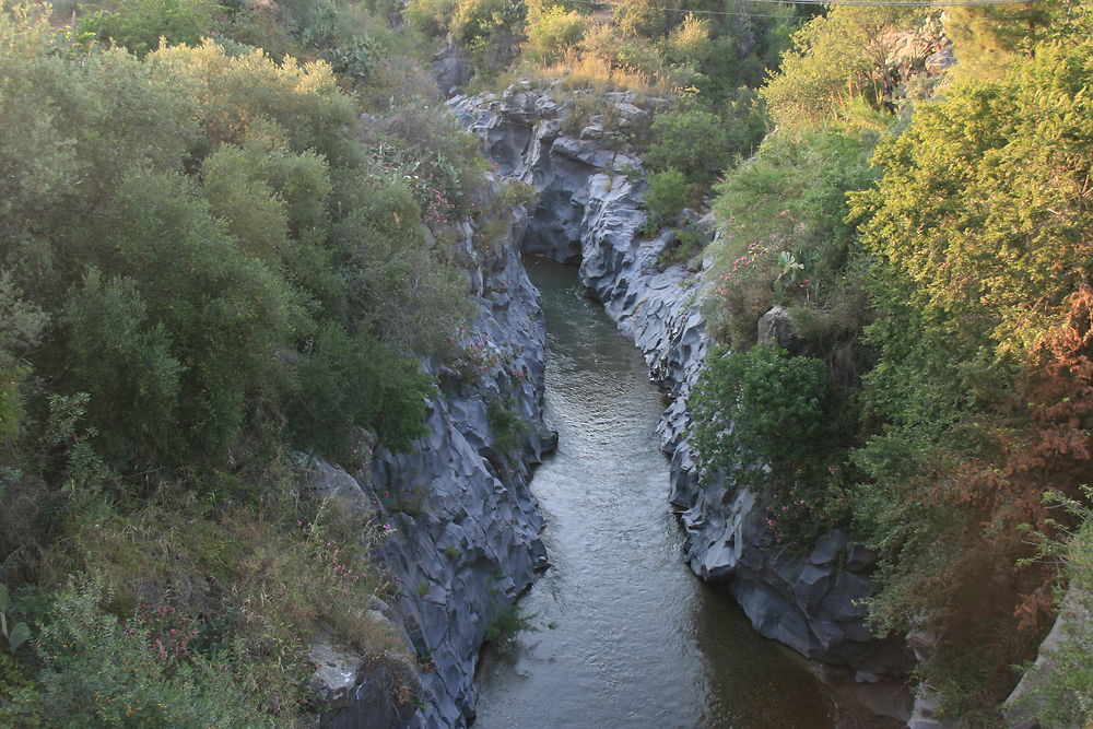 Les gorges de l'Alcantara