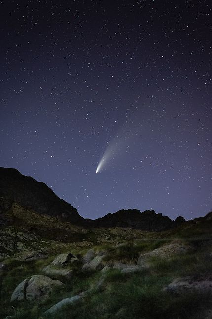 Comète C/2020 F3 (NEOWISE) Étang de la Soucarrane