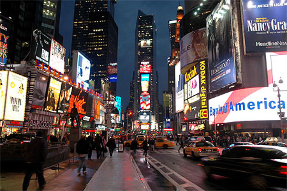 Time square by night