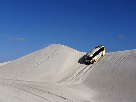 4Wding dans les dunes