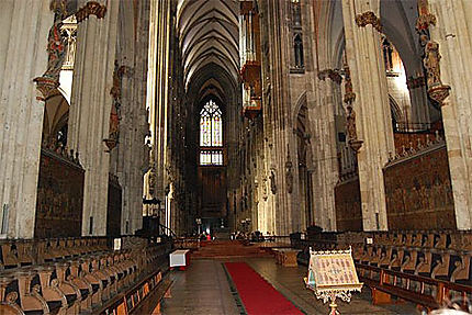 Interieur de la cathédrale de Cologne