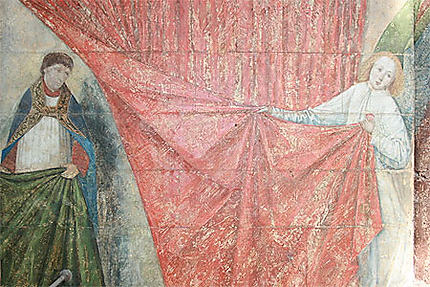 Peinture murale-cathédrale Notre Dame d'Amiens
